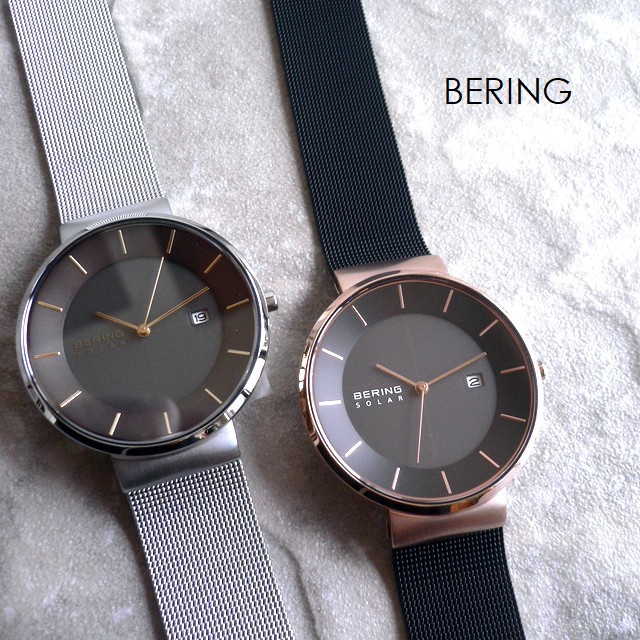 BERING ベーリング メタルバンド ソーラー 腕時計