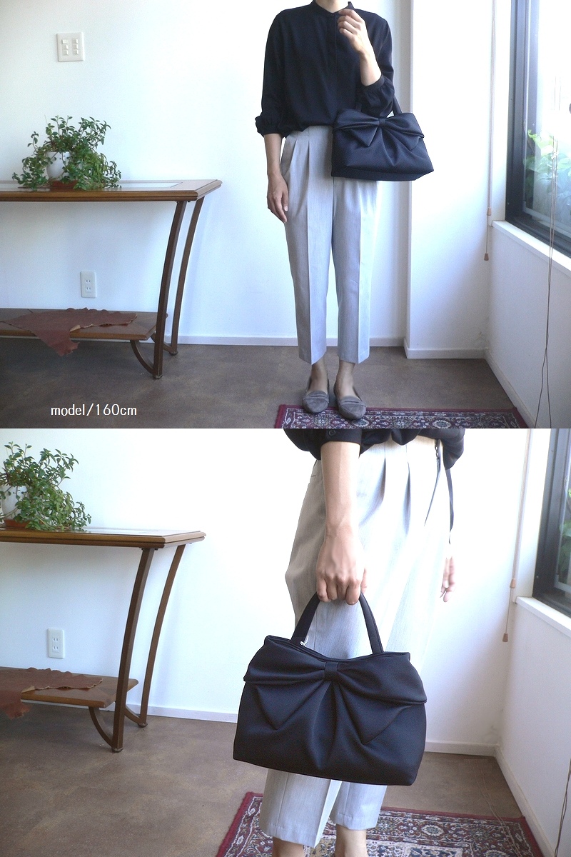 岩佐 イワサ IWASA 日本製 ブラックフォーマル フォーマルバッグ 両面