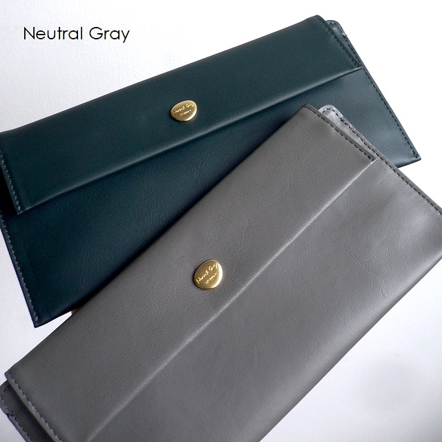 neutralgray ニュートラルグレイ ハスキー 長財布 Neutral Gray/ハスキーロングウォレット -縦入れカードが使い