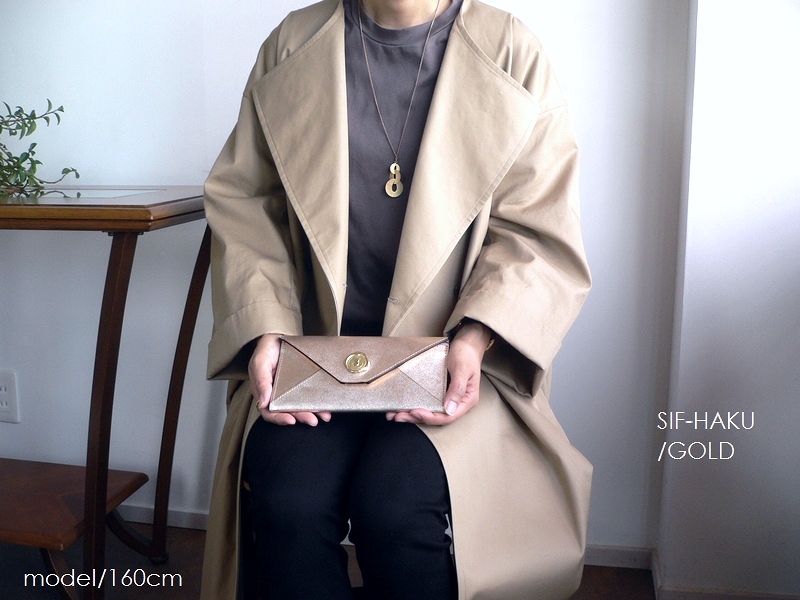 SAN HIDEAKI MIHARA ノベルティ サンヒデアキミハラ 牛革 箔押し