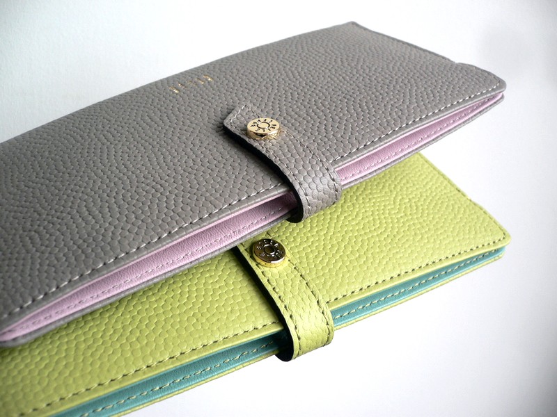 ノベルティ PELLE BORSA ペレボルサ 長財布 キャビアシボ 型押しレザー スリムウォレット 5442 Fine Goods トープ/グレー/グリーン/パープル PELLE BORSA（ペレボルサ） 長財布 キャビアシボ 型押しレザー スリム