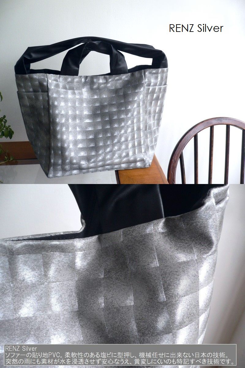 acrylic アクリリック バッグ M bag 2WAY ナイロン PVC トート