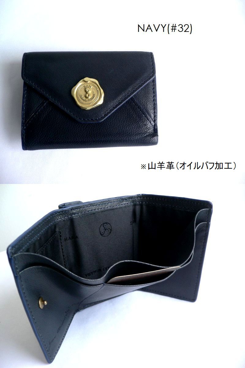 SAN HIDEAKI MIHARA（サンヒデアキミハラ） 3つ折り 折り財布 ミニ