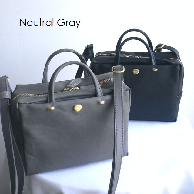 Neutral Gray ニュートラルグレイ ARUKAN アルカン バッグ PVC コットン キャンバス 2wayミニショルダー バッグ NH434  ジェーン2 4812-632（旧4811-632） :n4811632all:Ac-Lounge 通販 