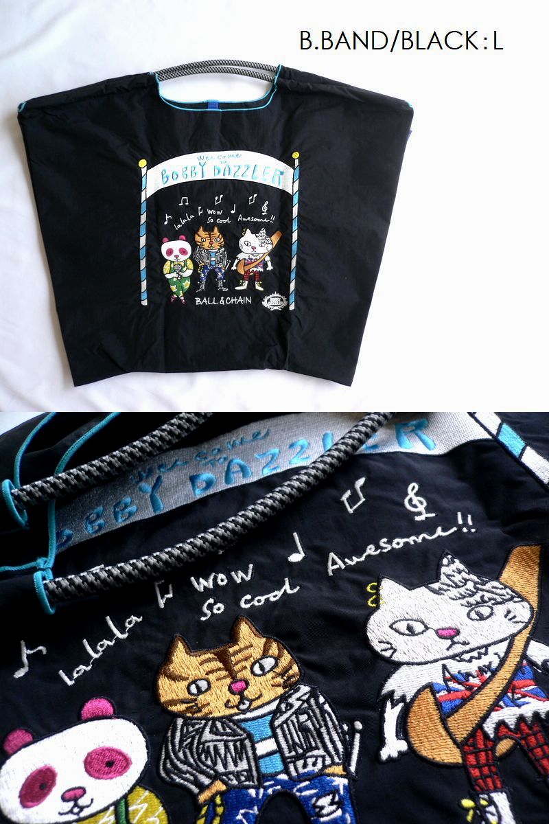 正規品 BALL＆CHAIN ボールアンドチェーン エコバッグ Lサイズ D[di：] DJ.CAT BOBBY DAZZLER B.BAND  B.RABBIT COTORI バルーン レオパード 猫 ネコ キャット : ballandchain-07l : Ac-Lounge - 通販 -  Yahoo!ショッピング