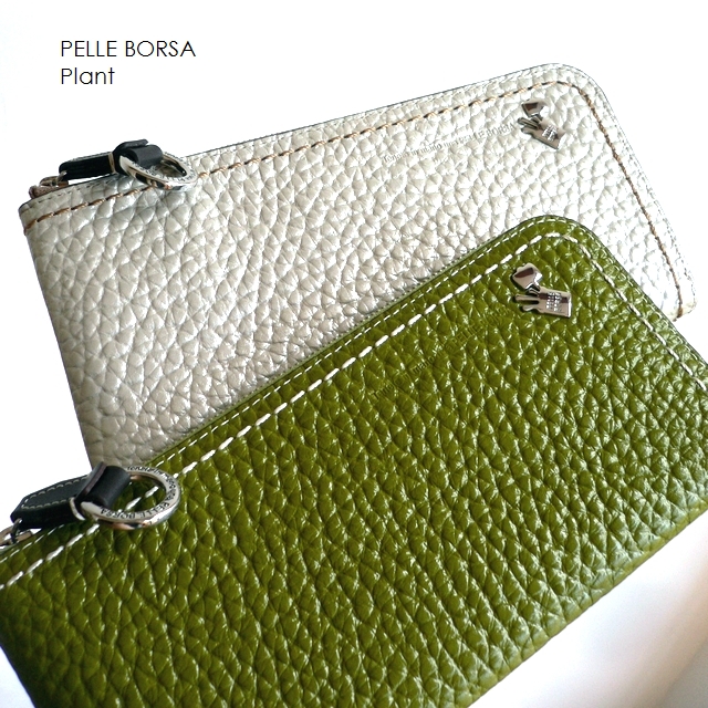 注文割引 ペレボルサ BORSA PELLE 長財布 3401 L字ファスナー レザー バッグ