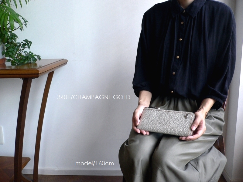 PELLE BORSA（ペレボルサ） 長財布 レザー L字ファスナー 3401 Plant 