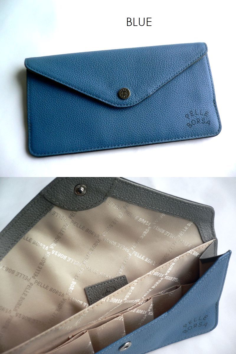 PELLE BORSA（ペレボルサ） 長財布 レザー レター ウォレット 7201