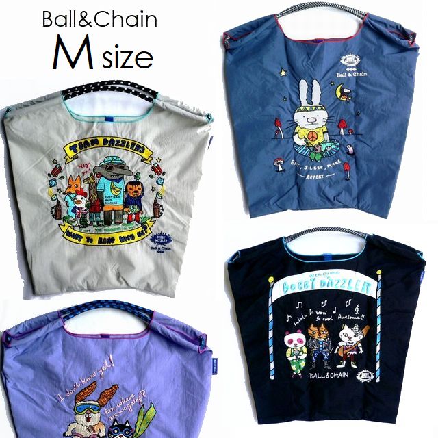 正規品 BALL＆CHAIN ボールアンドチェーン バッグ エコバッグ Mサイズ BOBBY DAZZLER ボビーダズラー B.BAND  RABBIT UNIT BIKE 猫 ネコ ウサギ パンダ バイク : ballandchain-11m : Ac-Lounge - 通販 -  Yahoo!ショッピング