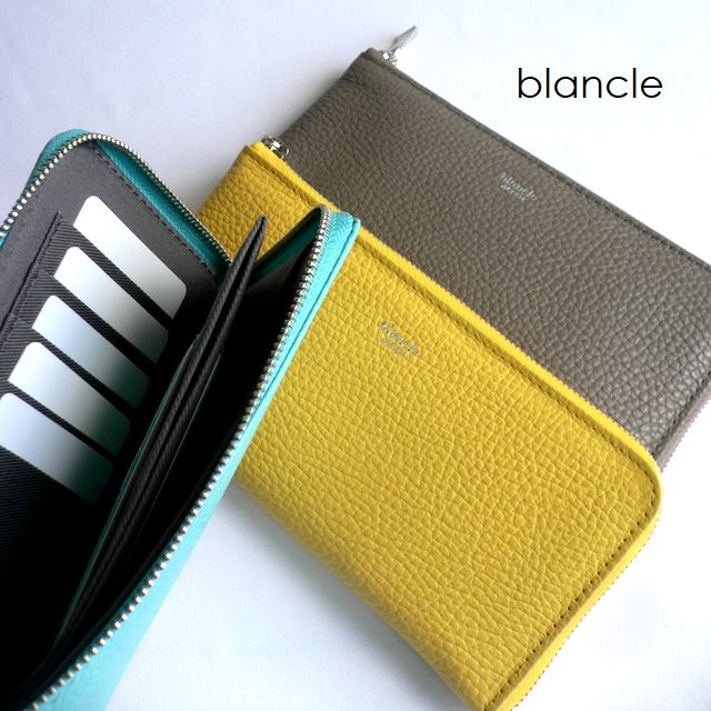 ノベルティ クレドラン blancle ブランクレ CLEDRAN クレドラン 財布 L字ファスナー レザー 長財布 bc1212 ベージュ イエロー  ブルー パープル グレー ブラック : bc1212all : Ac-Lounge - 通販 - Yahoo!ショッピング