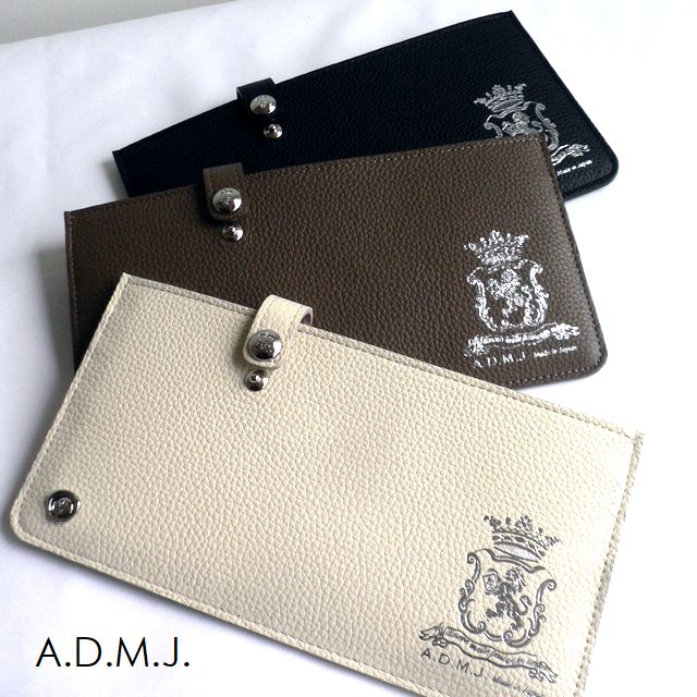 楽天市場】ADMJ 財布 モーツァルト スリムウォレット 薄型 長