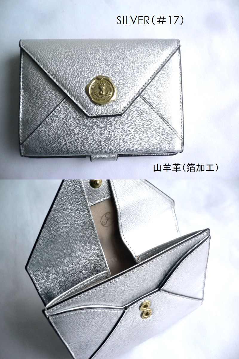 SAN HIDEAKI MIHARA（サンヒデアキミハラ） ゴート 山羊革 2つ折り