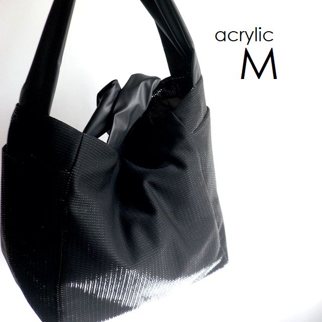 acrylic（アクリリック） バッグ M bag 2WAY ナイロン PVC