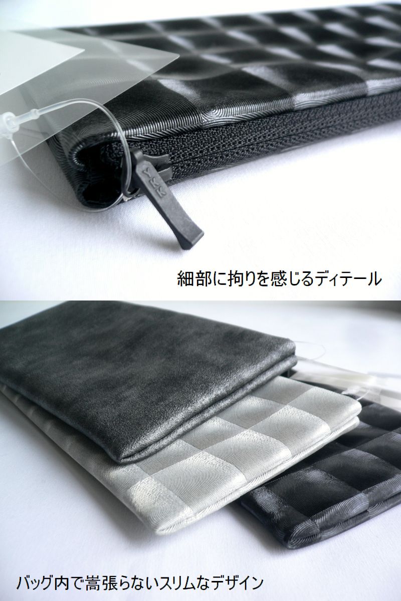 acrylic（アクリリック） 財布 長財布 ポーチ スリム マルチケース