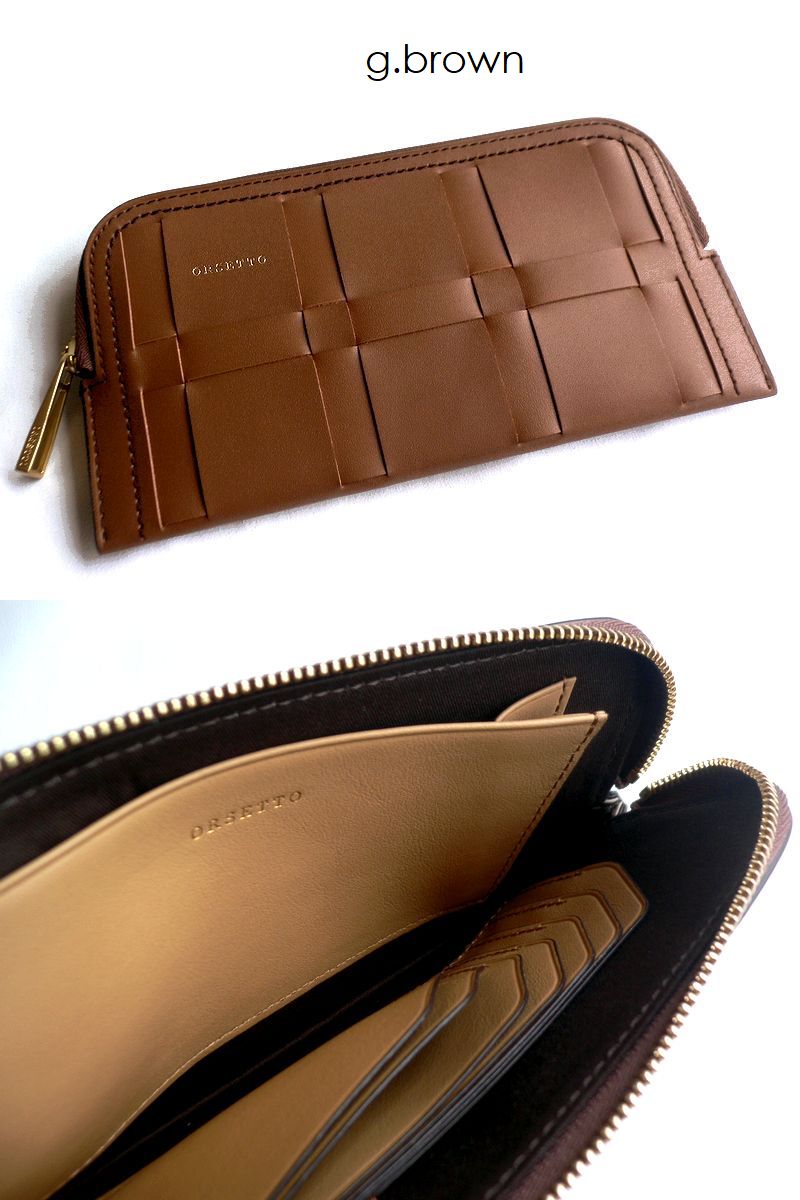 ORSETTO（オルセット） ノベルティ 財布 長財布 ラウンドファスナー