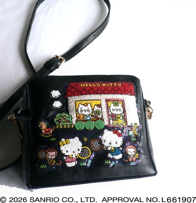 tamaoworld タマワールドハローキティ サンリオキャラクターズ 刺繍 新入荷】tamaoworld×サンリオキャラクターズ コラボレーションアイテム
