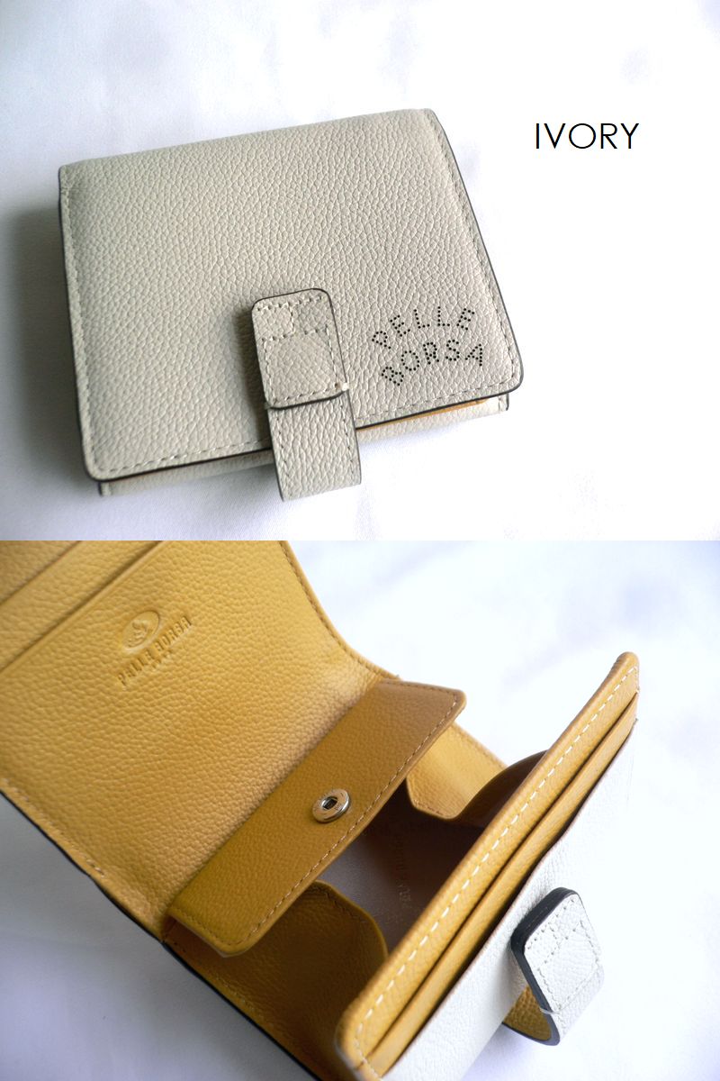 PELLE BORSA（ペレボルサ） 折り財布 二つ折り レザー ウォレット 7202