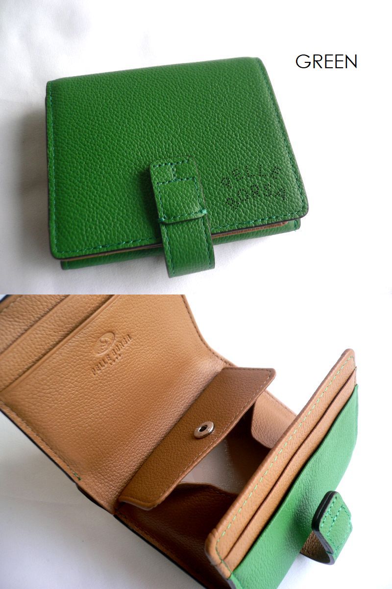 PELLE BORSA（ペレボルサ） 折り財布 二つ折り レザー ウォレット 7202