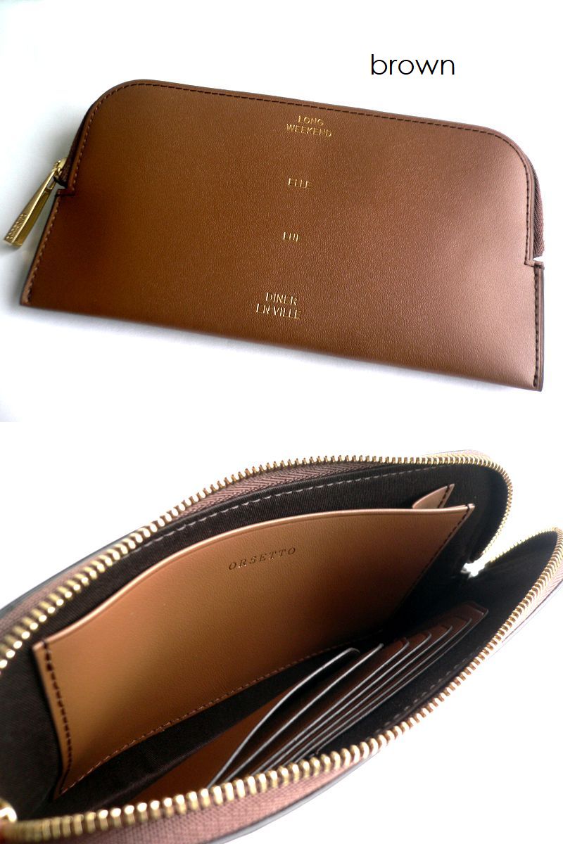 ORSETTO（オルセット） ノベルティ 財布 長財布 ラウンドファスナー