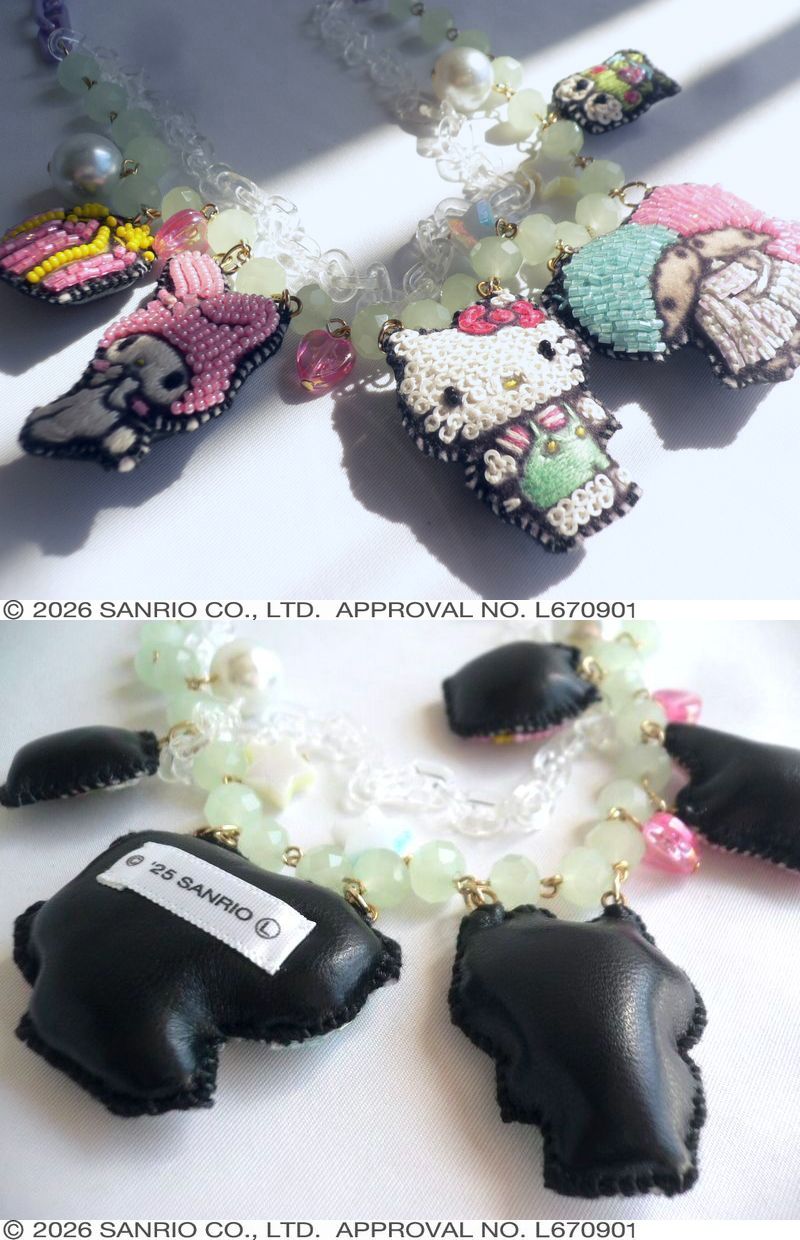 tamao world（タマオワールド） ネックレス 刺繍ネックレス サンリオ