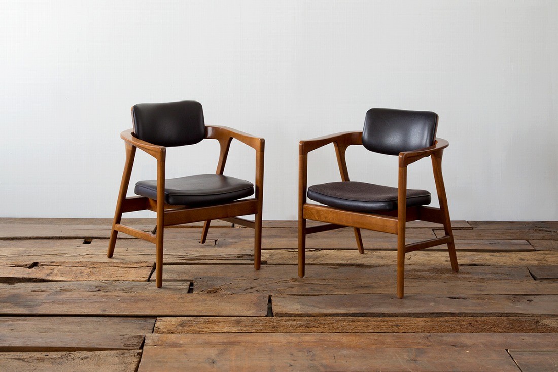 ACME Furniture アクメファニチャー WARNER ARM CHAIR BLACK ワーナー ダイニングチェア ブラック アームチェア