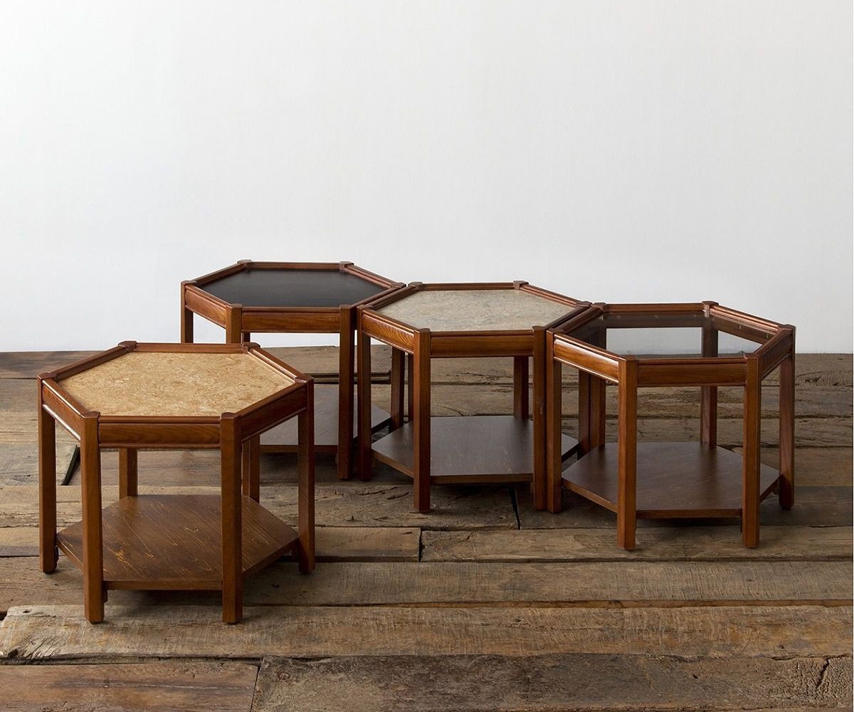 【おすすめ】 ACME Furniture アクメファニチャー BROOKS HEXAGONTABLE サイドテーブル・ナイトテーブル・ローテーブル
