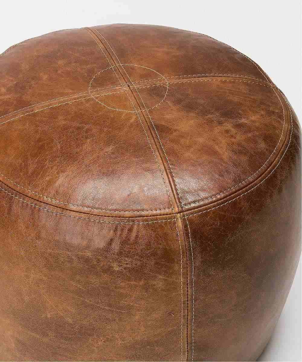 ACME Furniture（アクメファニチャー） OAKS LEATHER STOOL_crack