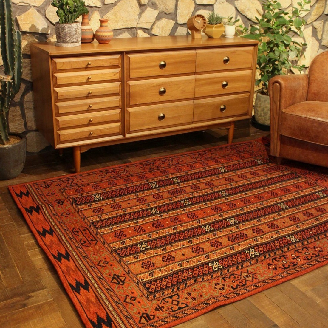 【美品】Acme faniture MONTECITO RUG 200x200 ACME Furniture アクメファニチャー MONTECITO RUG 200×200