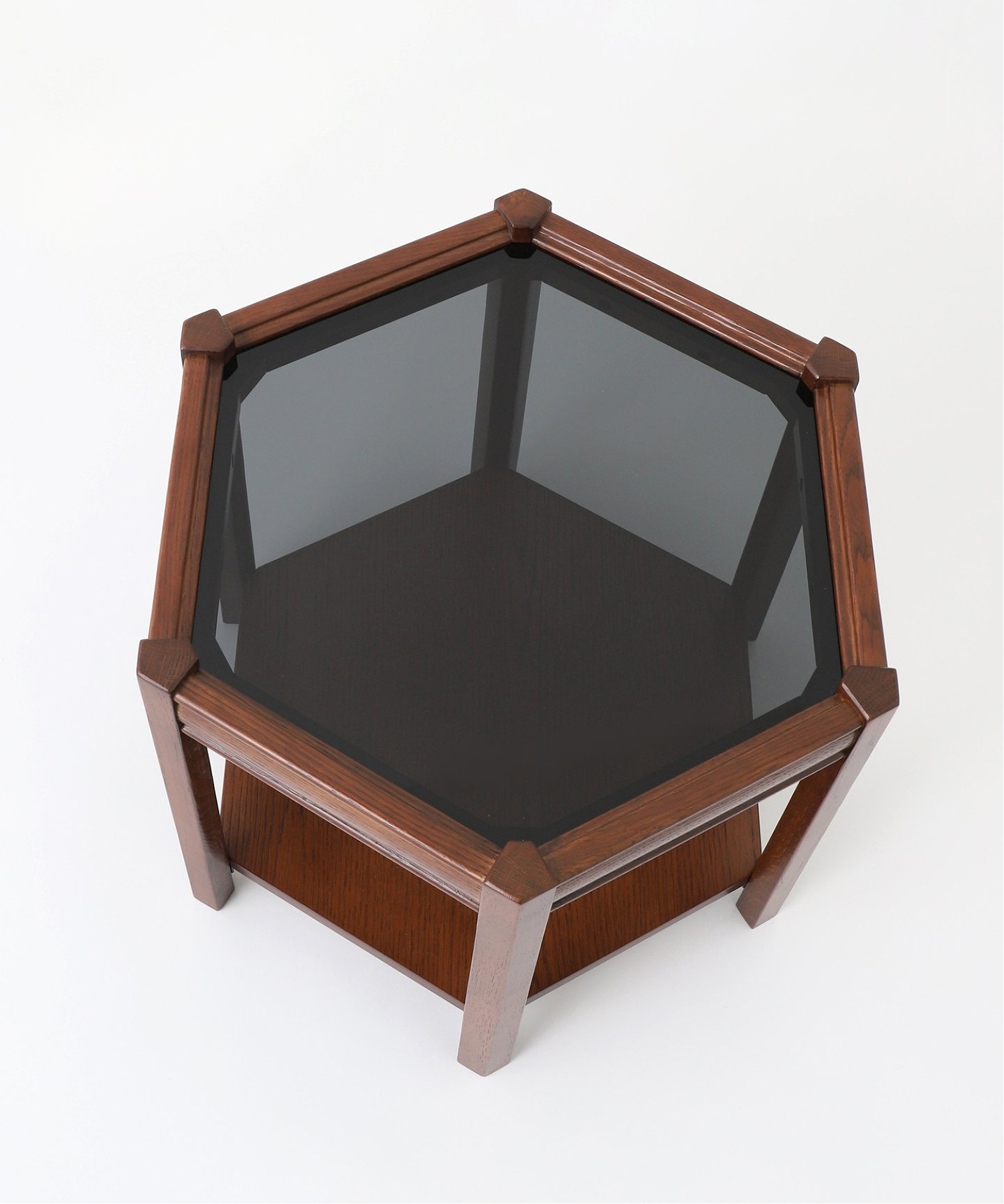 ACME Furniture ガラス ブルックスヘキサゴンテーブル BROOKS HEXAGON TABLE ガラス ブルックスヘキサゴンテーブル