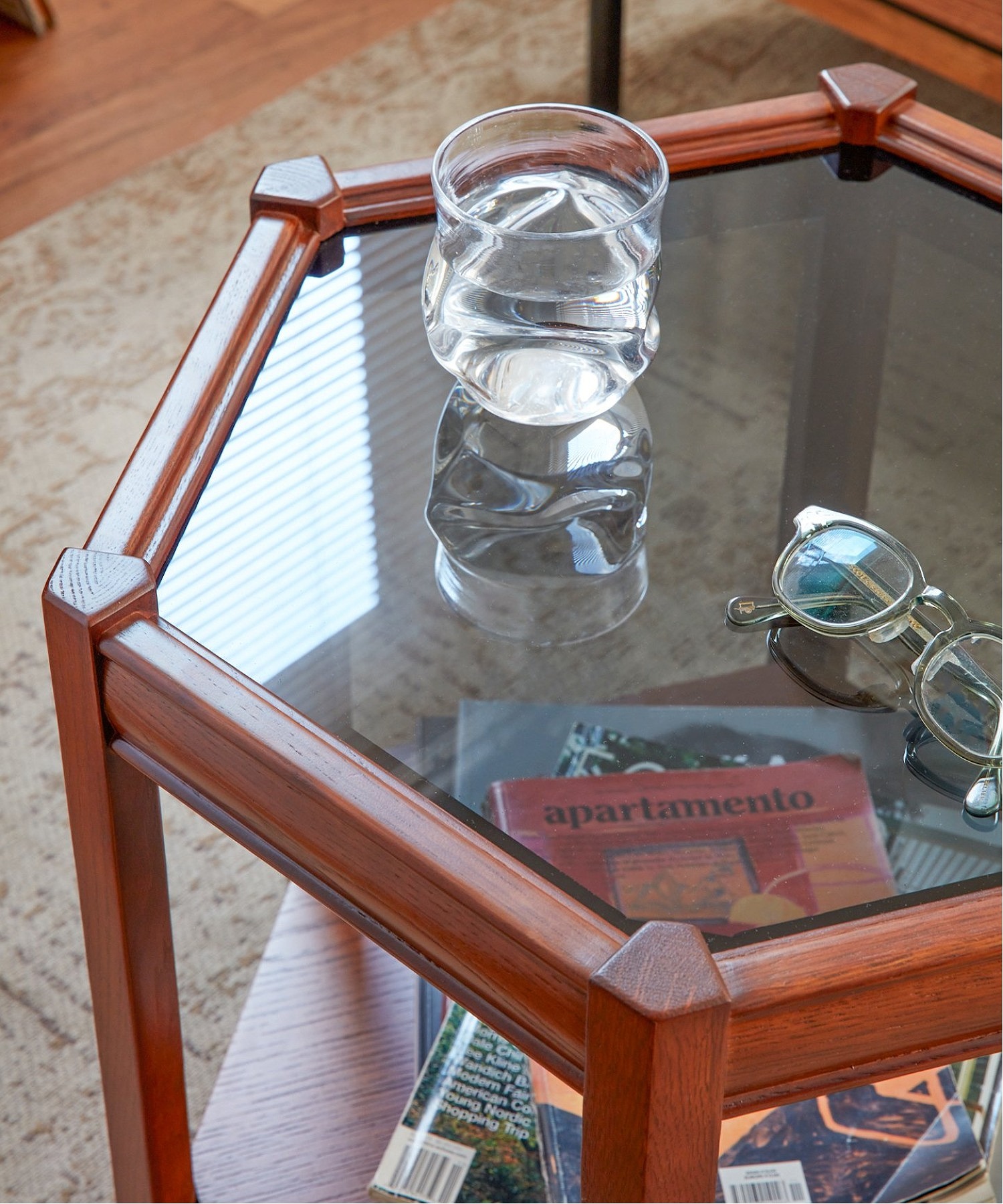 ACME Furniture アクメファニチャー BROOKS HEXAGON TABLE BLACK