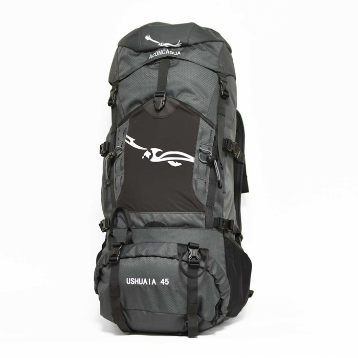 登山用リュック 45リットル Aconcagua Ushuaia ウスアイア 45 リュックサック ザック ハイキング 富士登山 メンズ レディース アコンカグア レインカバー付｜aconcagua｜03