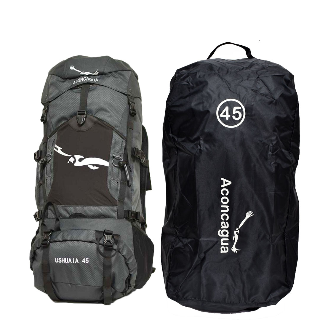 Aconcagua（アコンカグア） 45Lのリュックと南京錠が付けられるカバー