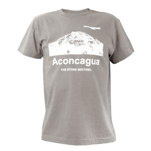 半袖 5.6oz 山のプリント コットン Tシャツ メンズ レディース Aconcagua アコンカ...