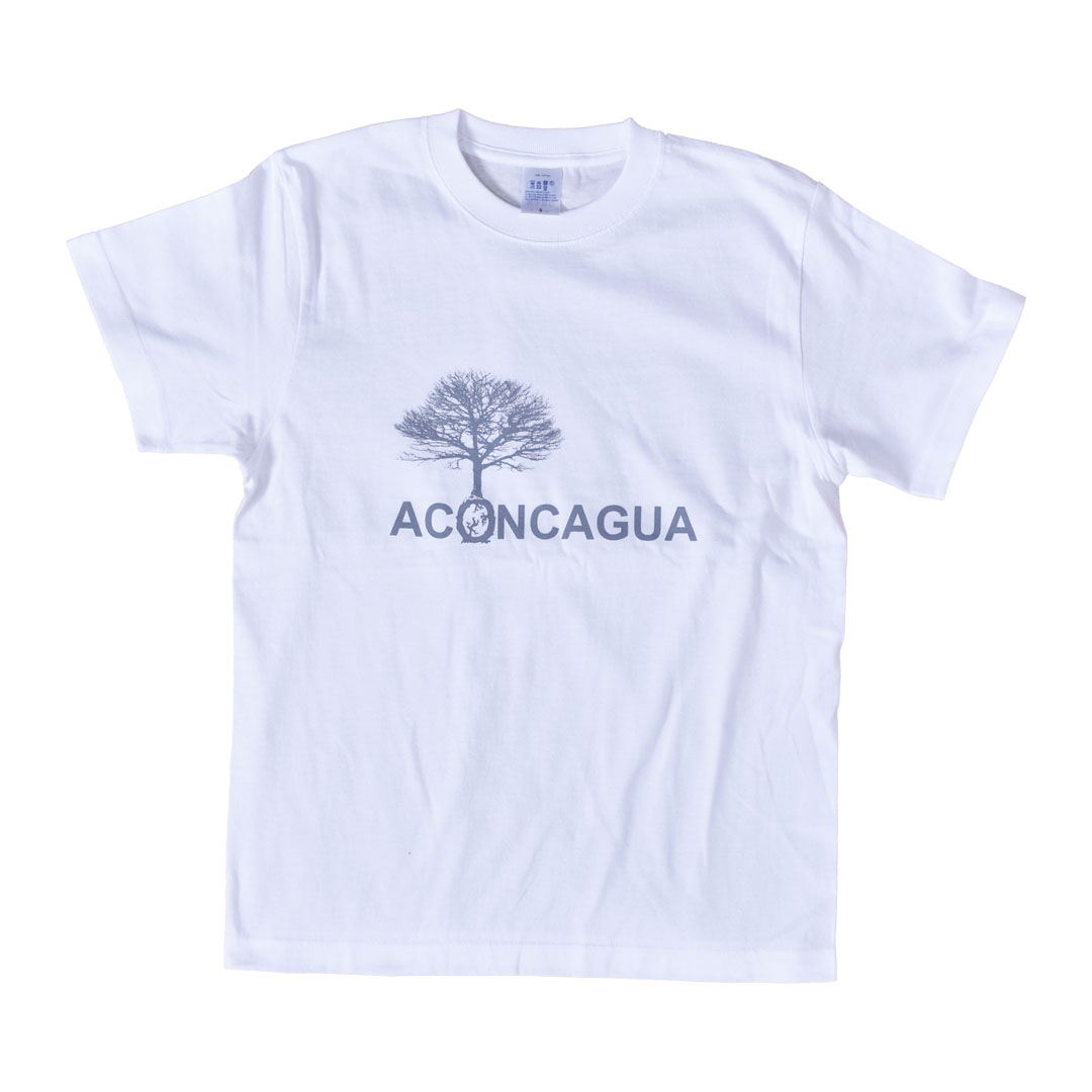 Aconcagua 半袖 5.6oz 木のプリント アコンカグア コットン T
