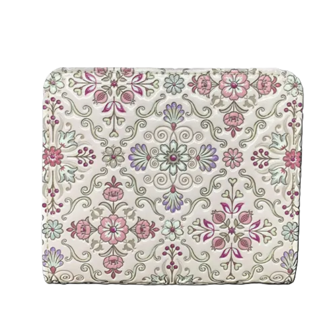 浅草文庫 二つ折り財布 シルクロード L字ファスナー折財布 7色 牛革