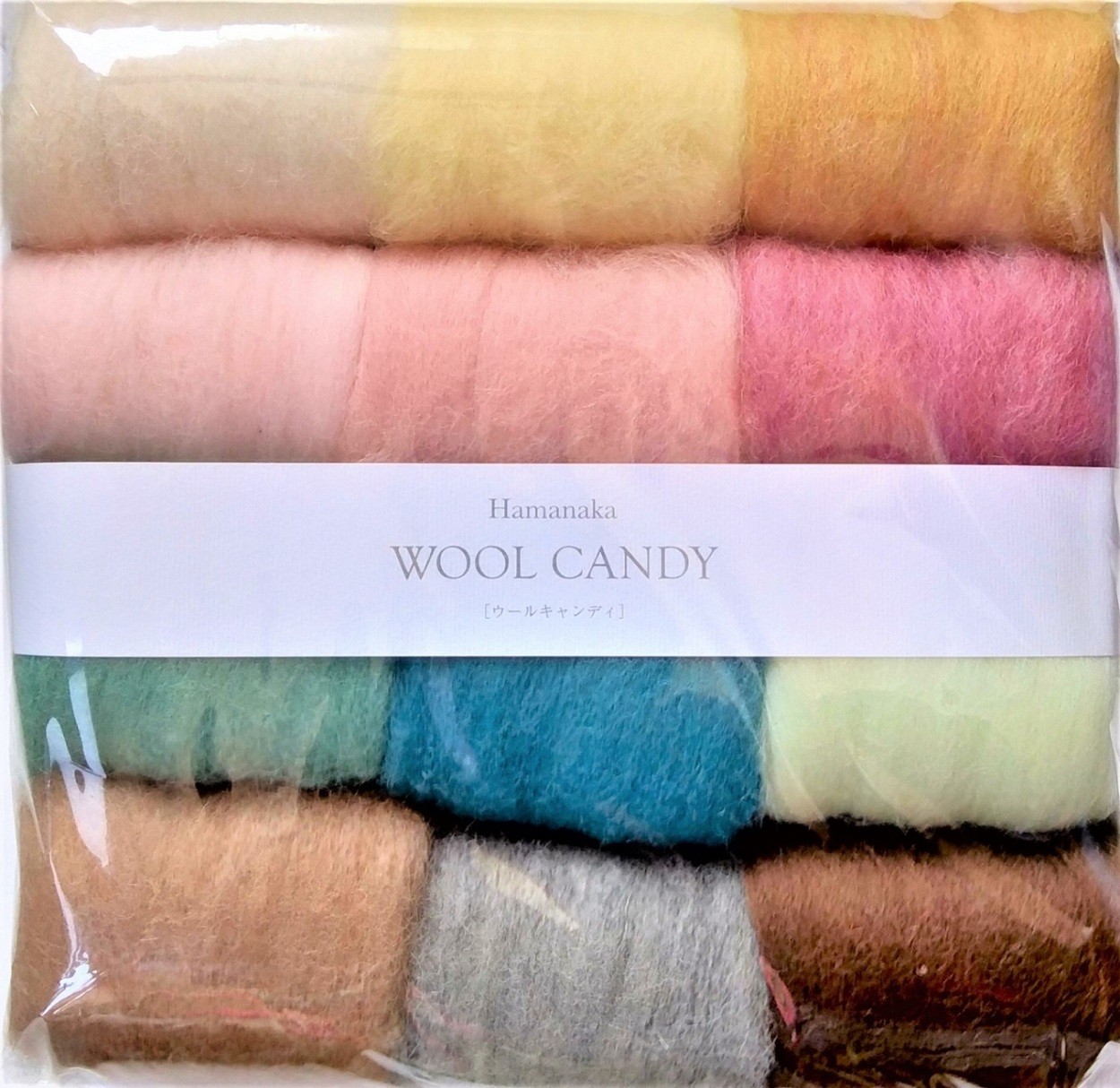 羊毛フェルト用素材 フェルト羊毛12色セット ウールキャンディ ハマナカ Wool Candy 手芸 材料 ハンドクラフト 手作り Hamanaka Woolcandy12 Acoselect 通販 Yahoo ショッピング