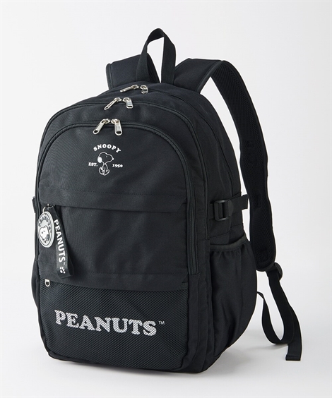 新品　スヌーピー　黒　新作　リュック　ノートパソコン 収納　レディース　反射 再入荷 新品 スヌーピー 収納 ノートパソコン 黒 レディース