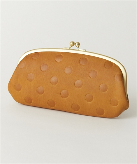 ニッセン（nissen） ファッション雑貨 日本製 本革 親子がま口 ドット