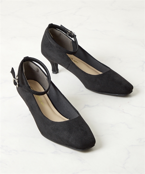 ニッセン パンプス 靴 4E 幅広 ゆったり 大きいサイズ ワイド  