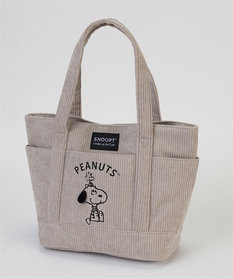 PEANUTS バッグ（鞄） スヌーピー 10ポケット 刺しゅう ベーシック