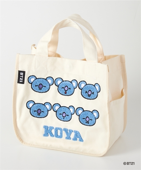 防弾少年団(BTS) - 専用3点♡ Watsons × BT21 防水トートバッグ RJ ♡ BTS (防弾少年団) 公式 グッズ [BT21] 特大 ターポリン バック