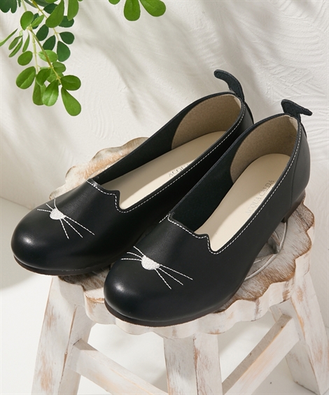 ニッセン（nissen） パンプス 靴 4E 幅広 ゆったり ワイド 大きい