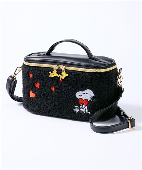 PEANUTS バッグ（鞄） スヌーピー SNOOPY PEANUTS 10ポケット ボア