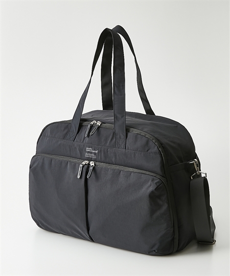 バッグ（鞄） anelloGRANDE アネログランデ Poche Lab. 10ポケット ガバっと開く ドデカ 2WAY トラベル ボストン 約36L 耐水 A4収納 (アクアカルダ 送料無料)の画像