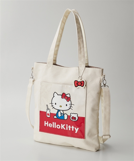 ハローキティ バッグ（鞄） Hello Kitty キティ 10ポケット 縦型