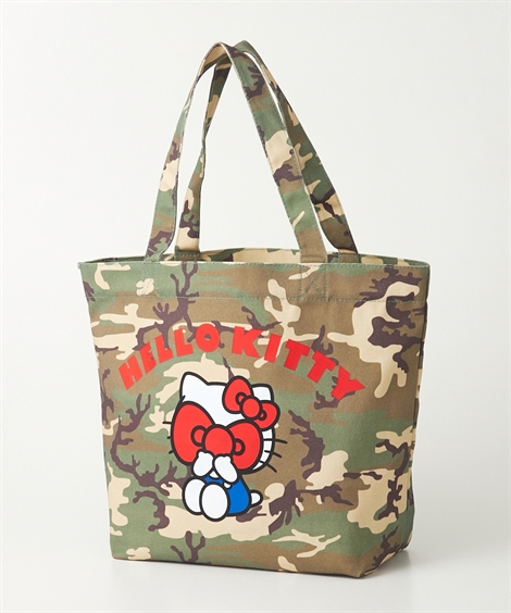 ハローキティ バッグ（鞄） Hello Kitty キティ キャンバス トート A4対応 キャラクターバッグ 通勤バッグ 通学バッグ デイリー ...