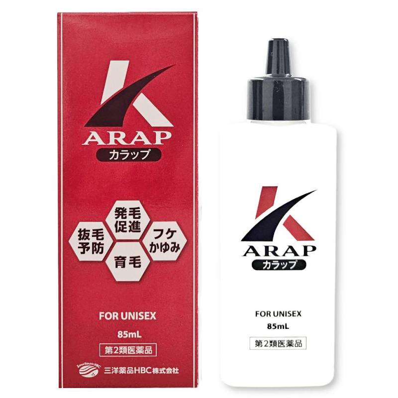 【第2類医薬品】発毛促進剤 カラップ 1ヶ月分 6本セット KARAP AGA 発毛促進 育毛 脱毛予防 抜毛予防 若はげ ふけ かゆみ 病後産後の脱毛 薄毛治療薬 円形脱毛症