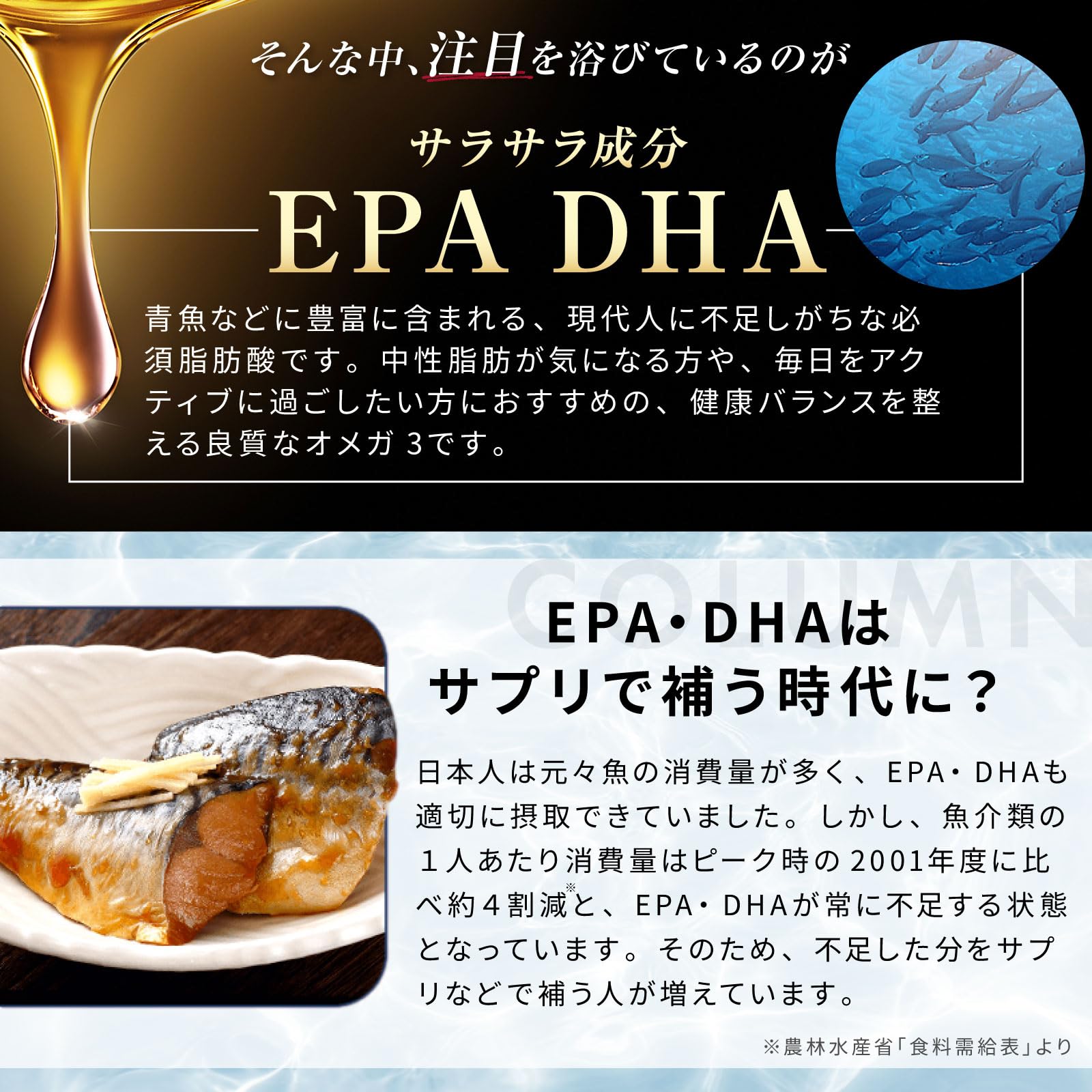 クリルオイルサプリ クリルキング 2ヶ月分 DHA EPA アスタキサンチン オキアミ リン脂質 年齢による変化が気になる毎日に 海の恵みのすこやかサポートの画像