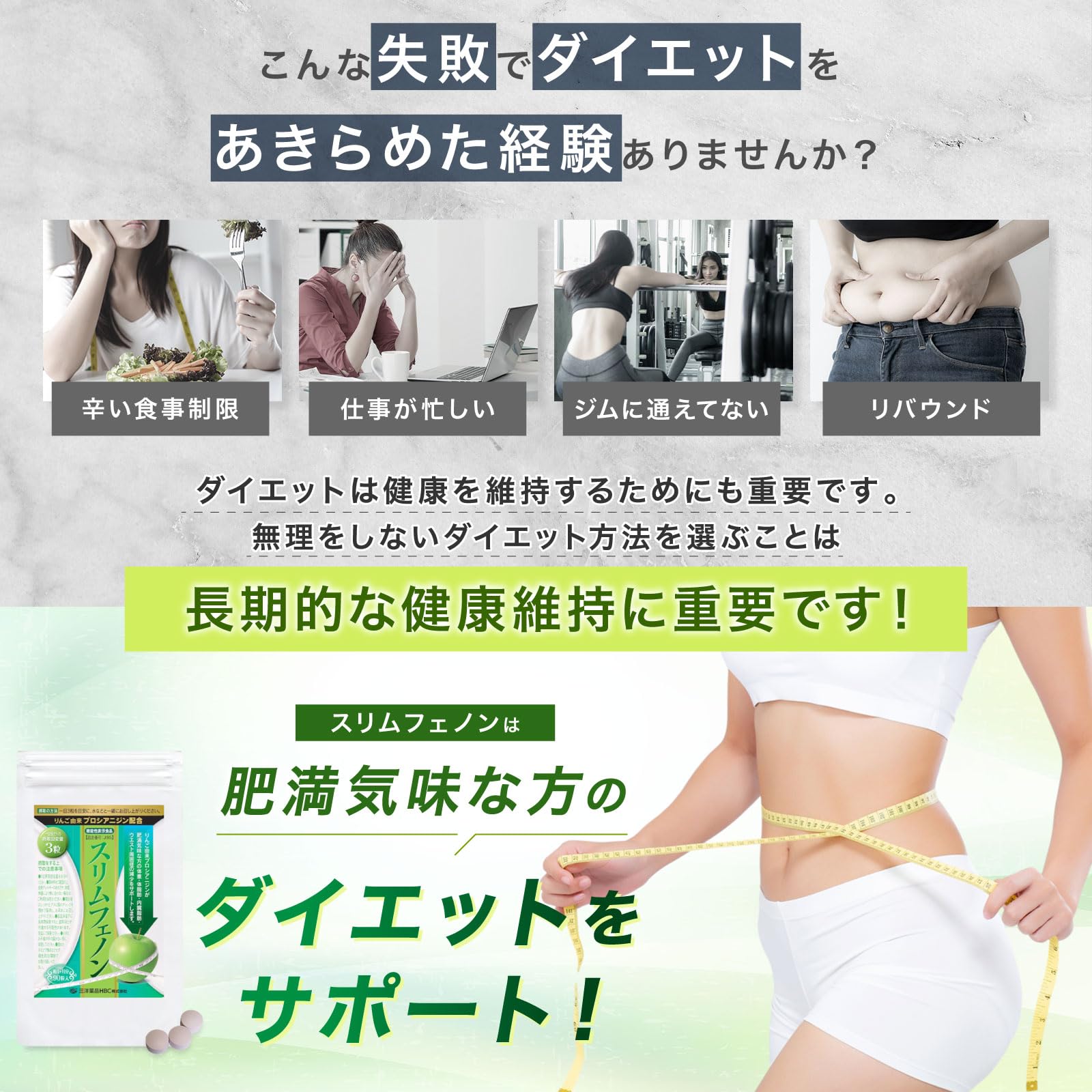 ダイエット サプリ BMI 体脂肪 内臓脂肪 高めのBMIを減らす 機能性表示