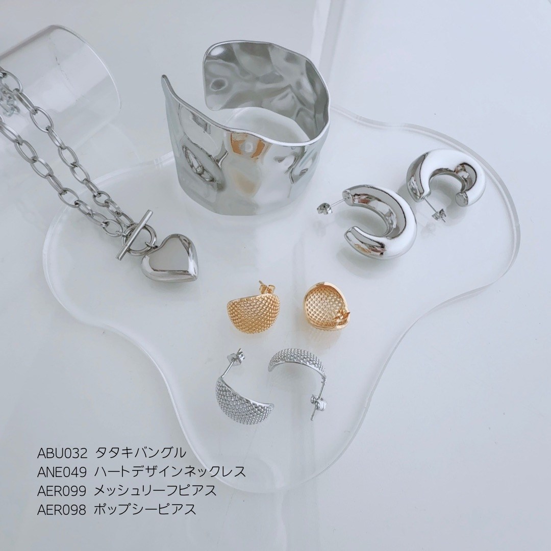 Lune（リュンヌ） bracelet レディース メンズ シルバー タタキ